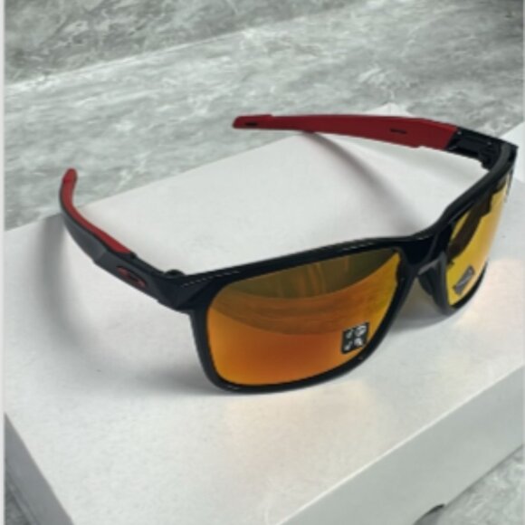 NEW | OAKLEY | PORTAL X | 9460 - 05 | 59 | POLISHED BLACK | PRIZM RUBY | POLARIZ - Picture 1 of 6